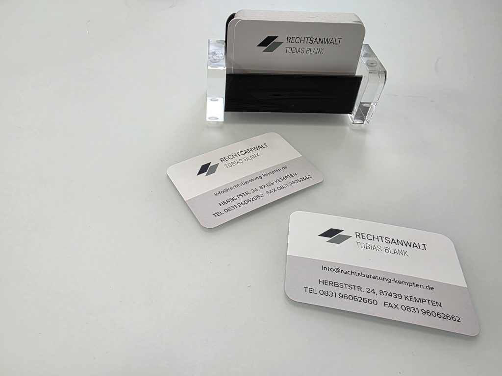 Visitenkarten Rechtsanwalt